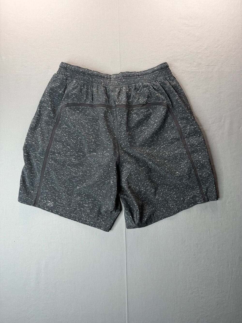 Lululemon Pace Breaker Shorts Black Speckled Workout Athletic Gym S